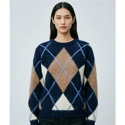 Argyle Sweater Women
