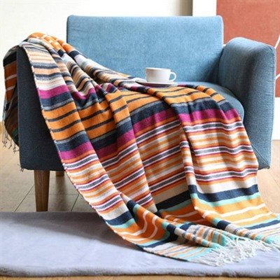Colorful Striped Blanket