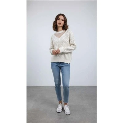 Grey Wool Sweater Coat