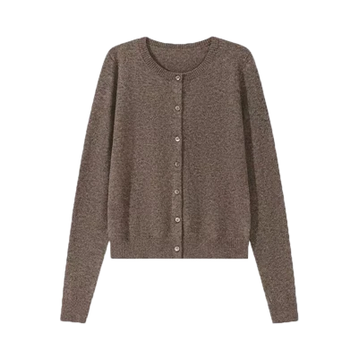 Ladies Designer V-neck Long Sleeved Hanging Dyed Jacket