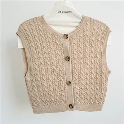 Ladies Long Sleeveless Cardigan Waistcoats