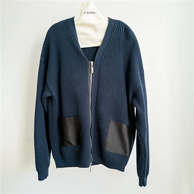 Men's Wool Cashmere Cable Knit Sweater