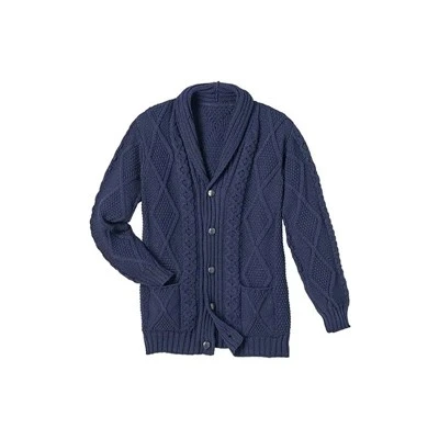Mens Wool Cardigan with Pockets