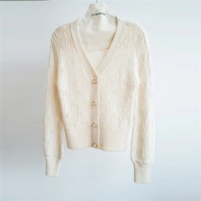 Merino Wool Open Cardigan
