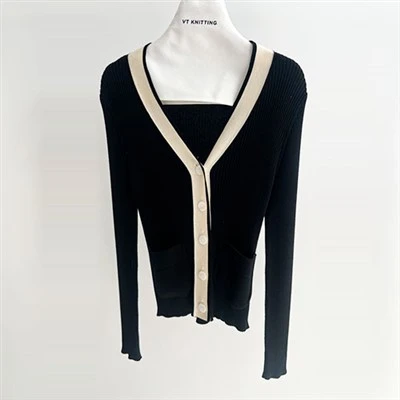 V Neck Merino Wool Sweater Women's
