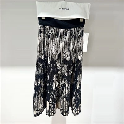 Womens Black Knit Skirt