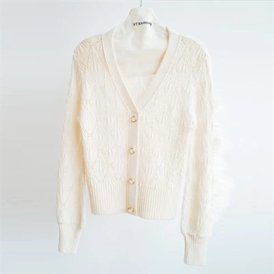 Wool Cable Knit Sweater Women's