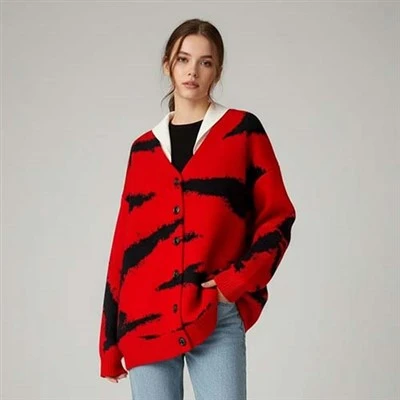 Wool Red Sweater